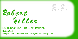 robert hiller business card